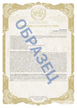 Образец Приложение к СТО 01.064.00220722.2-2020 Дудинка Сертификат СТО 01.064.00220722.2-2020 